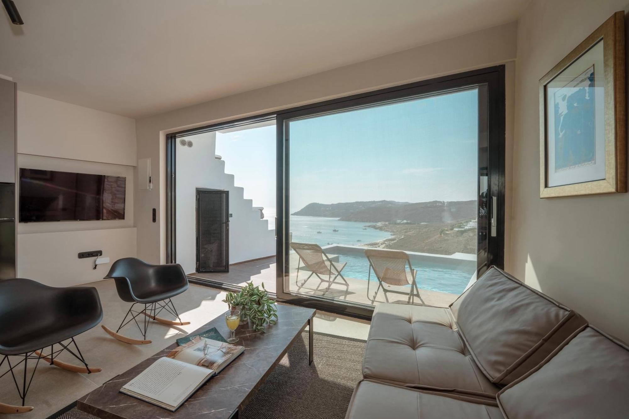 Luxury House With Private Pool At Elia Beach Mykonos Town 외부 사진