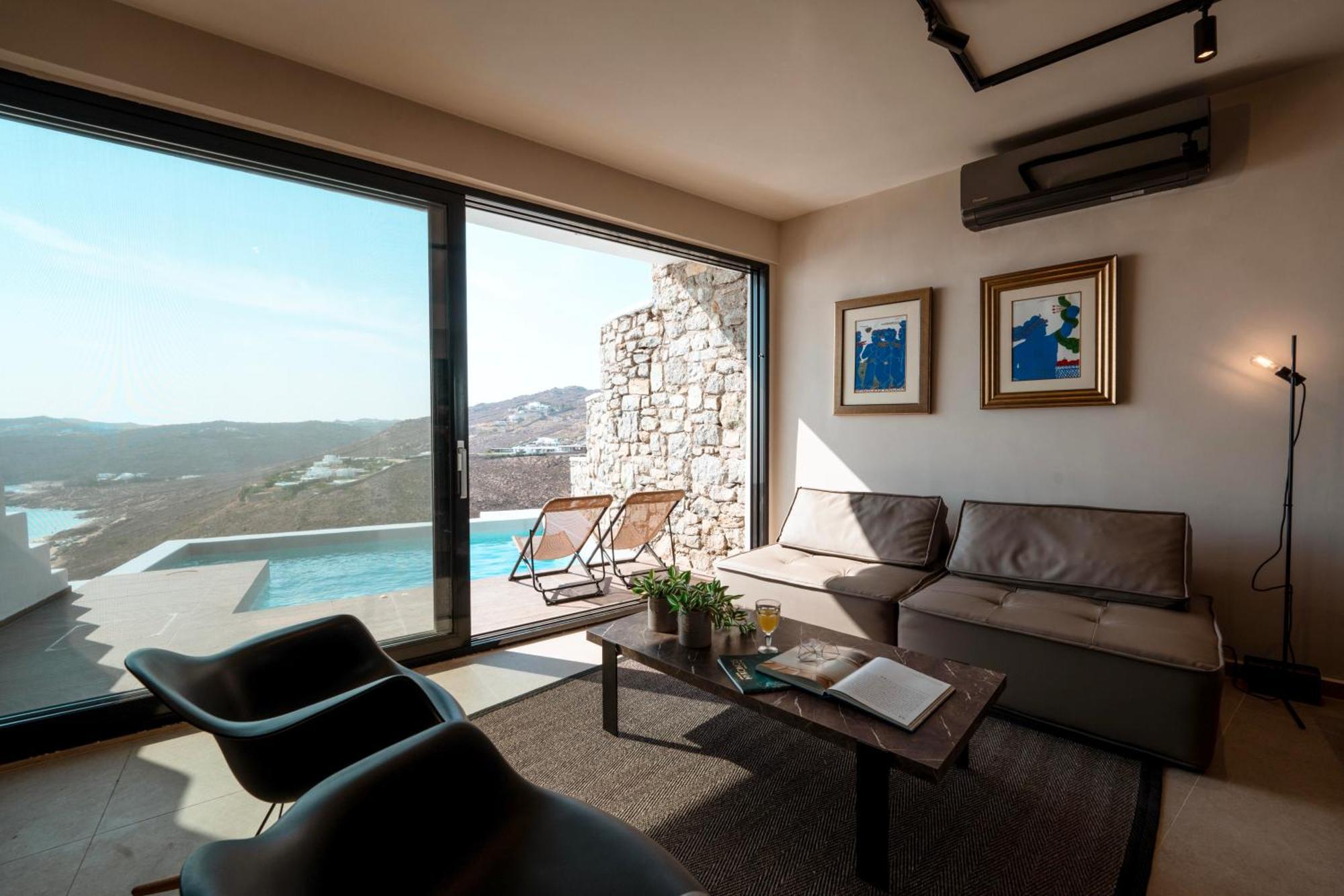 Luxury House With Private Pool At Elia Beach Mykonos Town 외부 사진
