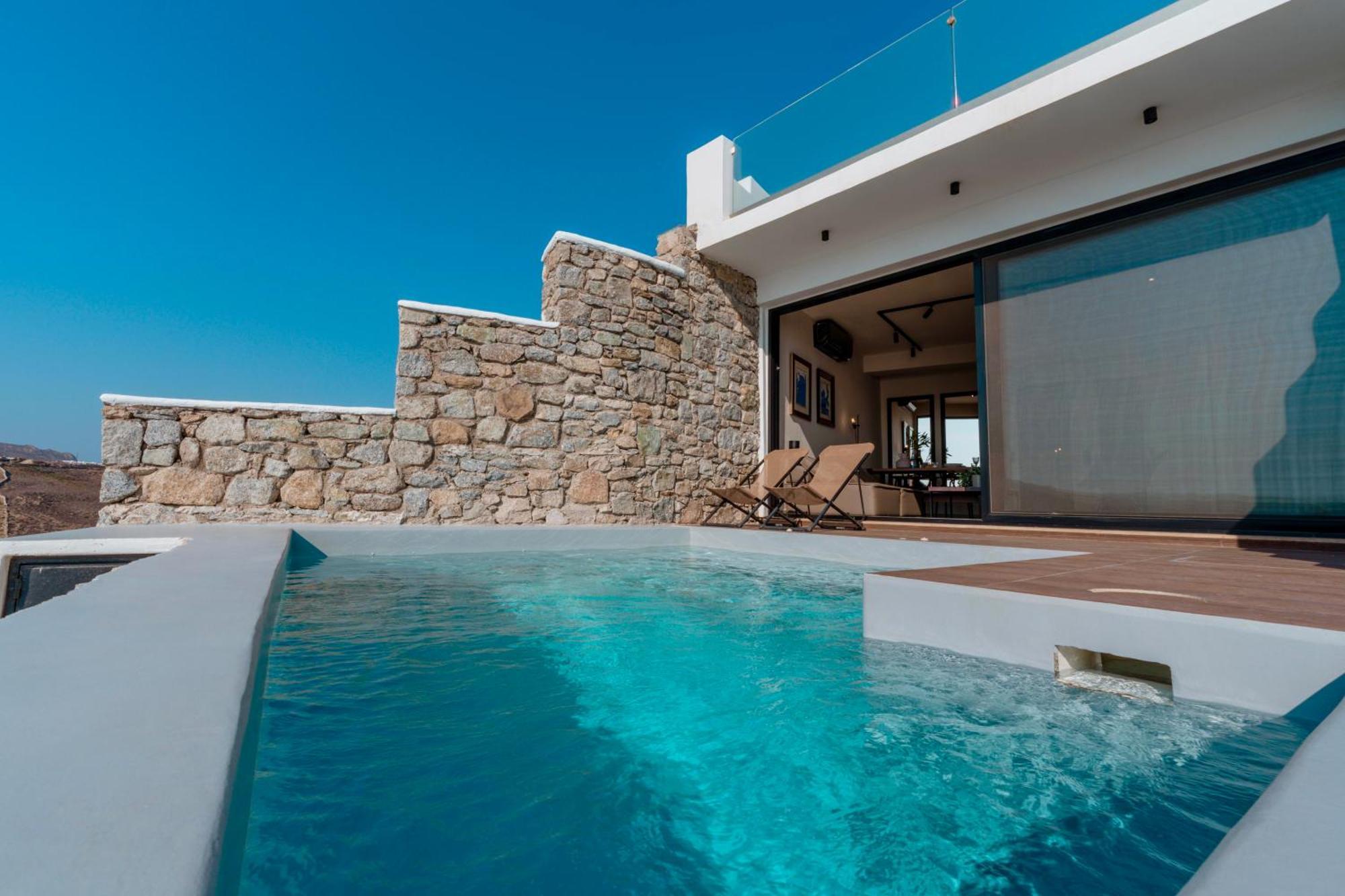 Luxury House With Private Pool At Elia Beach Mykonos Town 외부 사진