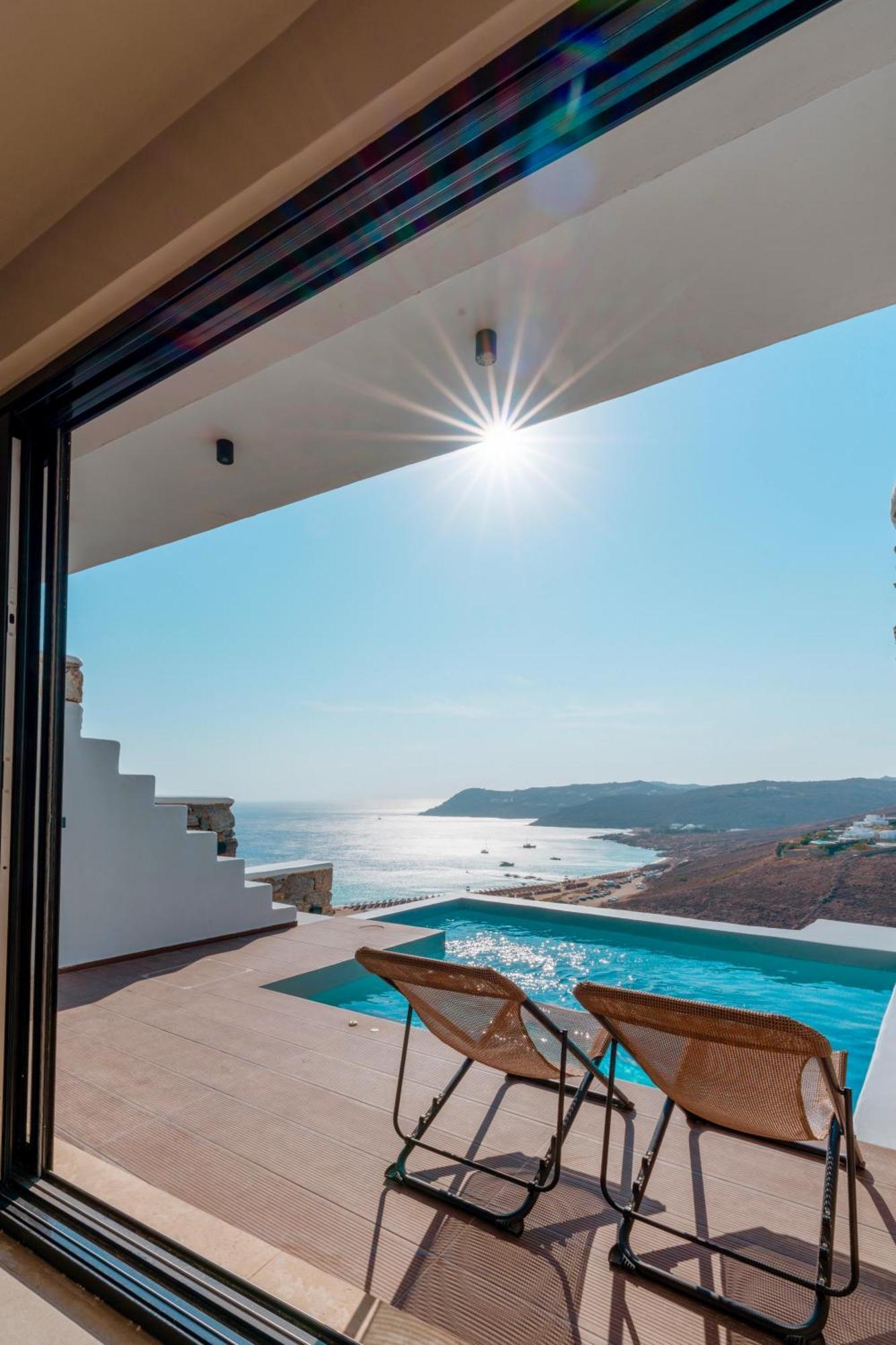 Luxury House With Private Pool At Elia Beach Mykonos Town 외부 사진