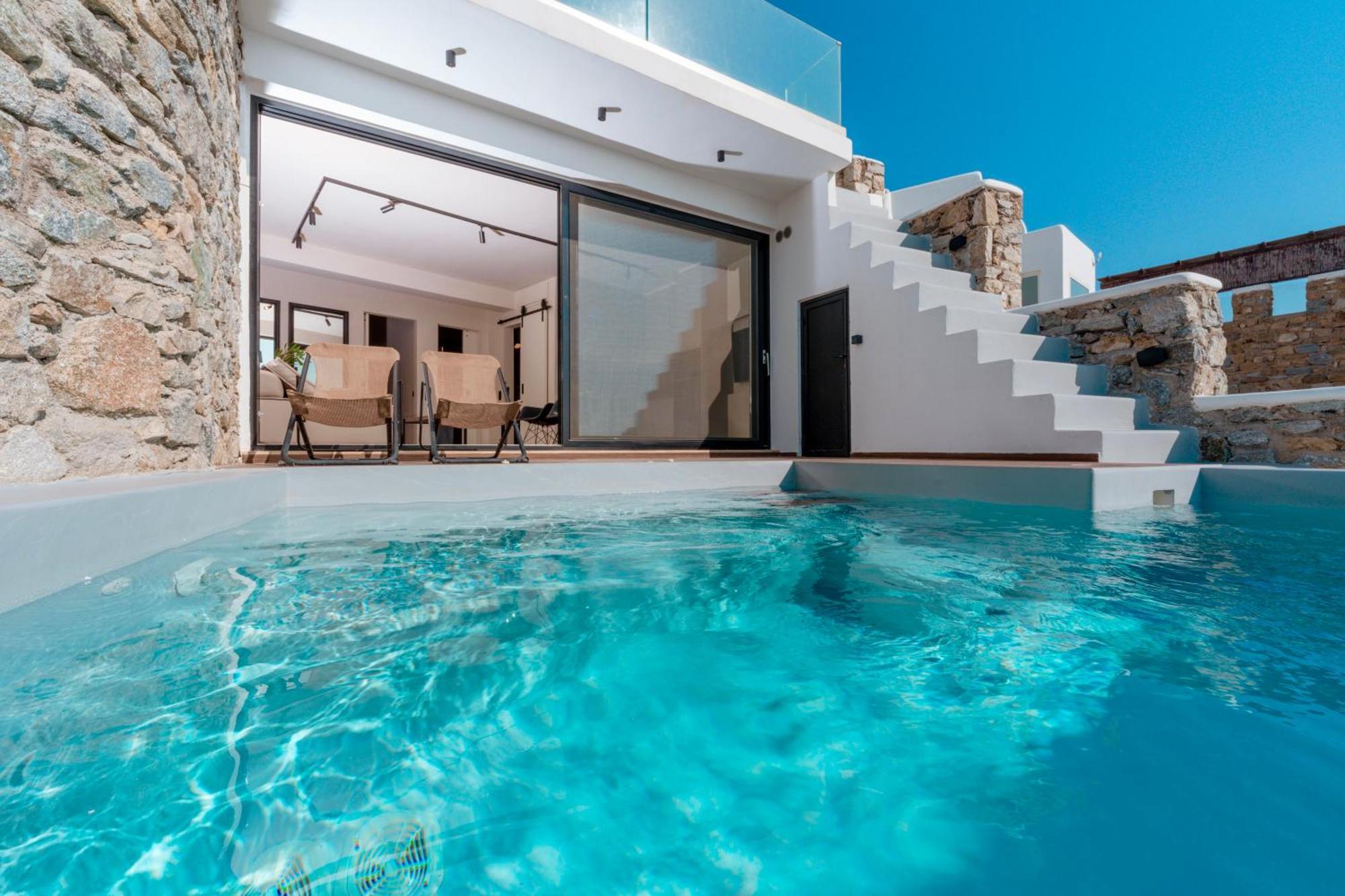 Luxury House With Private Pool At Elia Beach Mykonos Town 외부 사진